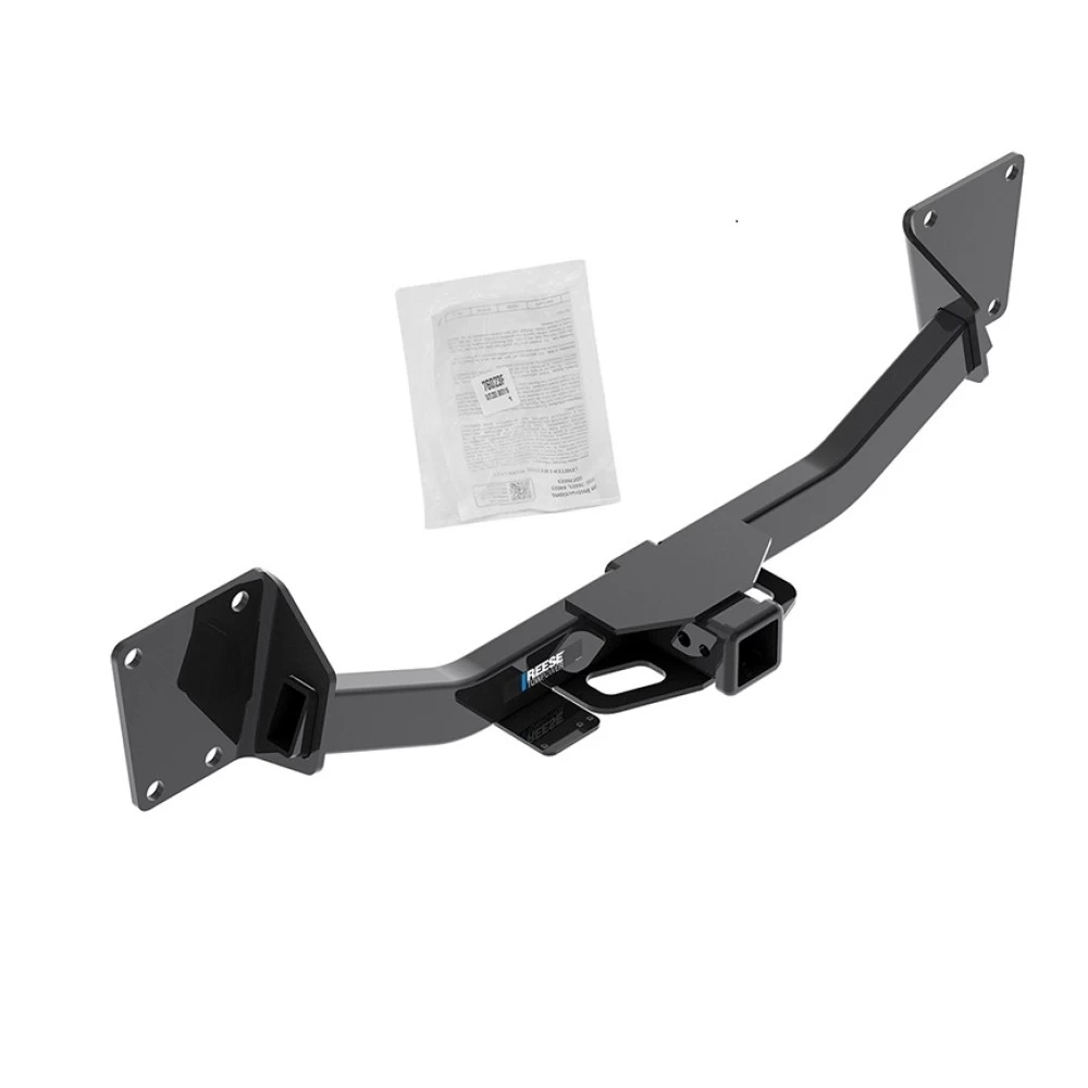 Trailer Hitch Tow Package w/ 7-Way RV Wiring For 17-23 GMC Acadia Exc 17 Limited 2020 Cadillac XT6 19-24 Chevy Blazer w/ 2" Drop Mount 2" Ball Class 3 2" Receiver All Models Reese