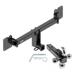 Reese Trailer Tow Hitch Receiver For 17-26 Jaguar F-Pace w/Tri-Ball Triple Ball 1-7/8" 2" 2-5/16"