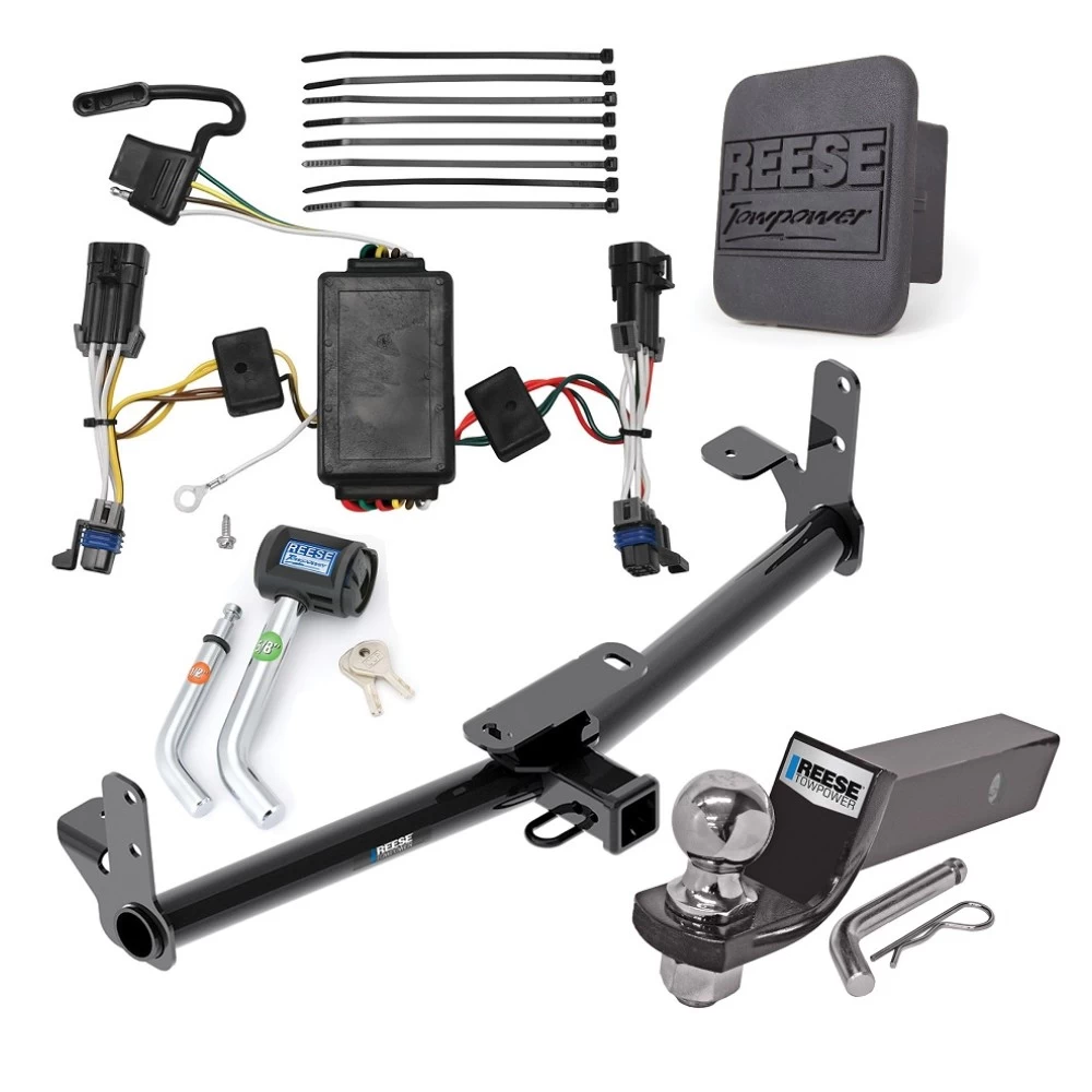 Reese Trailer Tow Hitch For 02-07 Saturn Vue Except Redline Deluxe Package Wiring 2" Ball and Lock