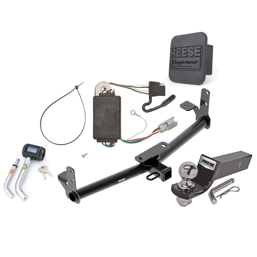 Reese Trailer Tow Hitch For 05-06 Chevrolet Equinox 06-06 Pontiac Torrent Deluxe Package Wiring 2" Ball and Lock