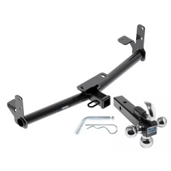 Reese Trailer Tow Hitch Receiver For 05-17 Chevy Equinox 10-17 GMC Terrain 06-09 Torrent 02-07 Saturn Vue w/Tri-Ball Triple Ball 1-7/8" 2" 2-5/16"