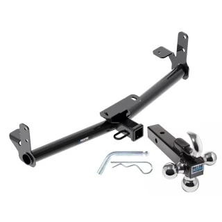 Reese Trailer Tow Hitch Receiver For 05-17 Chevy Equinox 10-17 GMC Terrain 06-09 Torrent 02-07 Saturn Vue w/Tri-Ball Triple Ball 1-7/8" 2" 2-5/16"