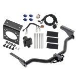 Reese Trailer Tow Hitch w/ 7-Way RV Wiring For 13-20 Nissan Pathfinder 14-20 INFINITI QX60 2013 JX35 w/ Existing USCAR 7-way Harness Kit Mounting Bracket 2" Tow Receiver Class 3