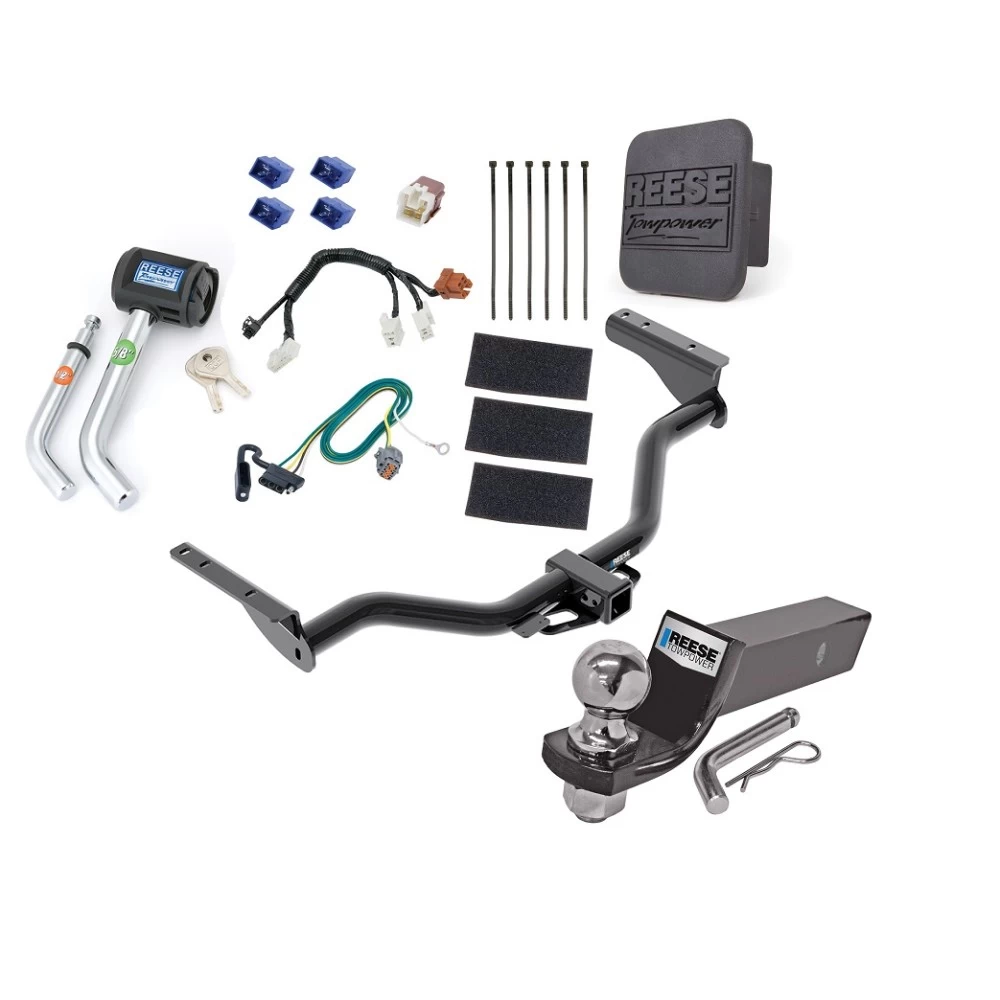 Reese Trailer Tow Hitch For 13-20 Nissan Pathfinder 14-20 INFINITI QX60 Deluxe Package Wiring 2" Ball and Lock