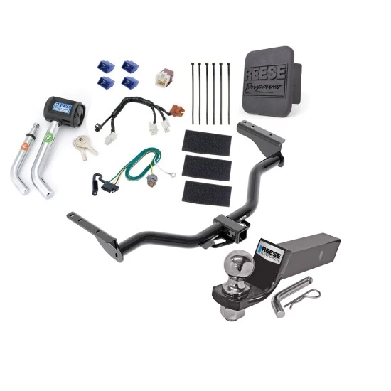 Reese Trailer Tow Hitch For 13-20 Nissan Pathfinder 14-20 INFINITI QX60 Deluxe Package Wiring 2" Ball and Lock