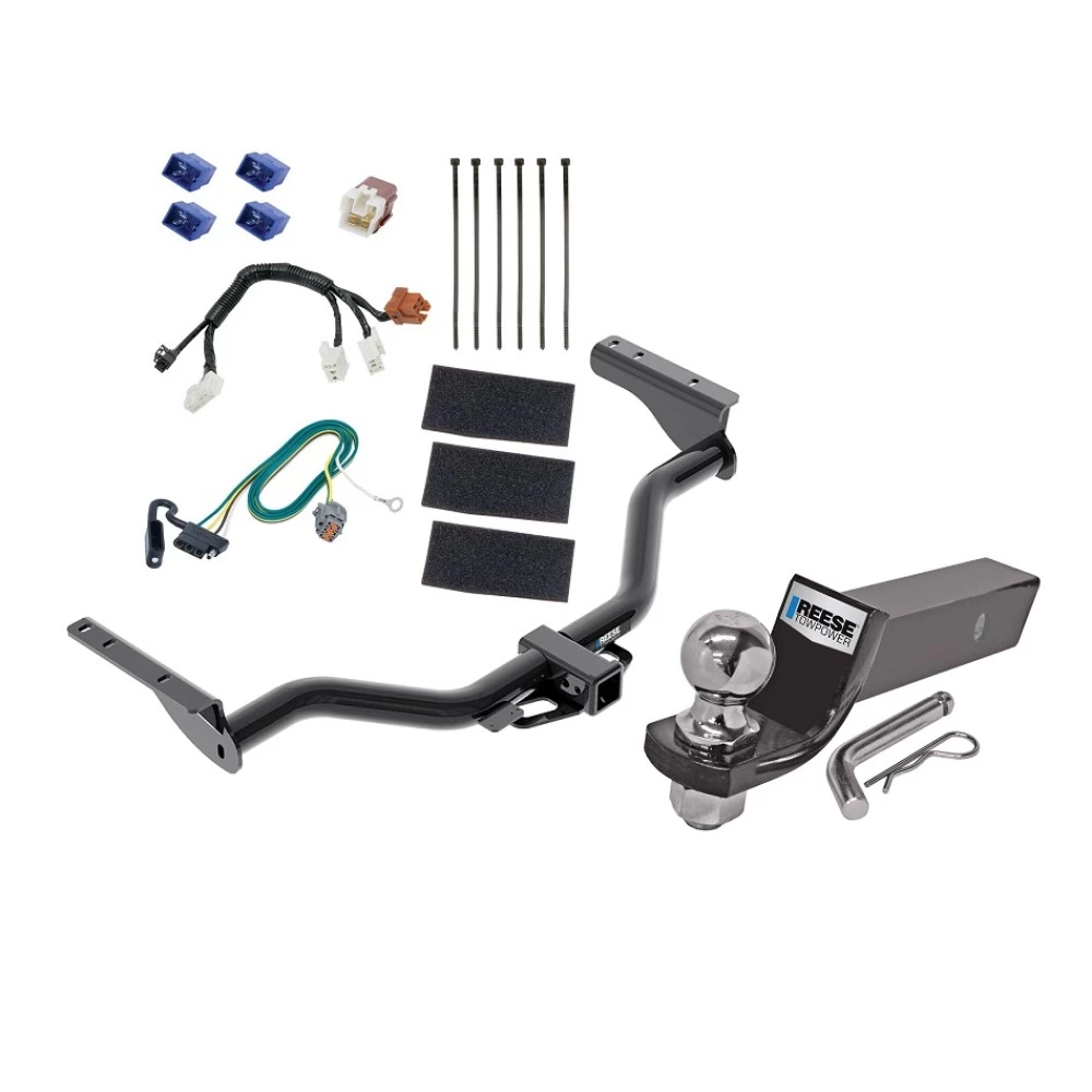 Tow Package For 13-20 Nissan Pathfinder 14-20 INFINITI QX60 Trailer Hitch w/ Wiring 2" Drop Mount 2" Ball 2" Receiver Reese