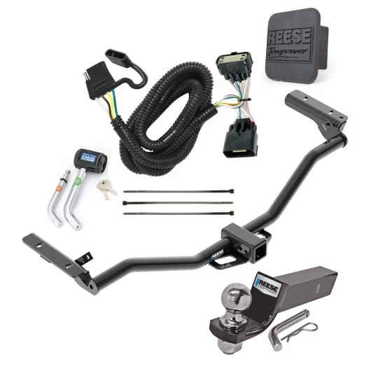 Reese Trailer Tow Hitch For 11-19 Ford Explorer All Models Deluxe Wiring 2" Ball and Lock