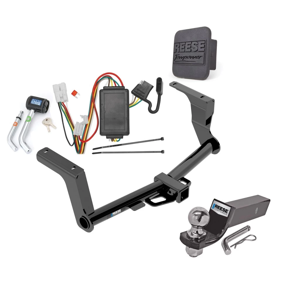 Reese Trailer Tow Hitch For 13-15 Subaru XV Crosstrek Deluxe Package Wiring 2" Ball and Lock