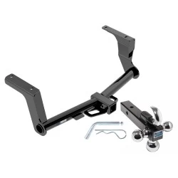 Reese Trailer Tow Hitch Receiver For 13-15 Subaru XV Crosstrek w/Tri-Ball Triple Ball 1-7/8" 2" 2-5/16"