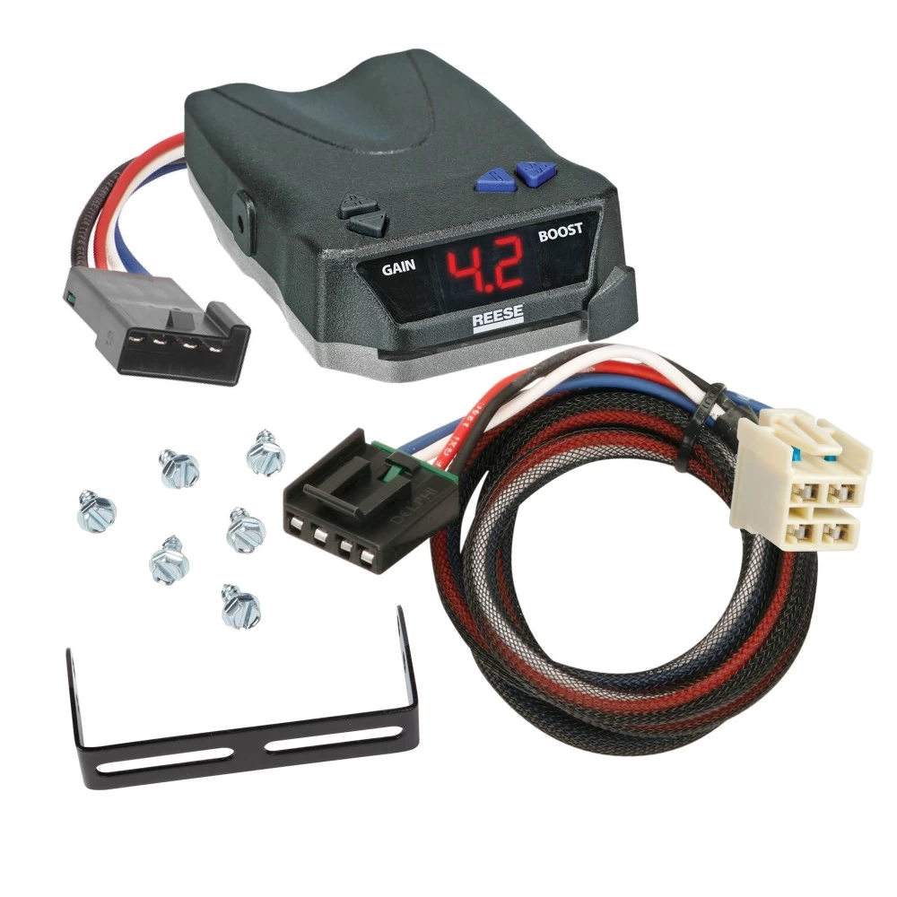 Trailer Brake Control for 15-19 Chevy Silverado GMC Sierra 2500 3500 HD Electric Trailer Brakes Module Box Controller 1-4 Axle