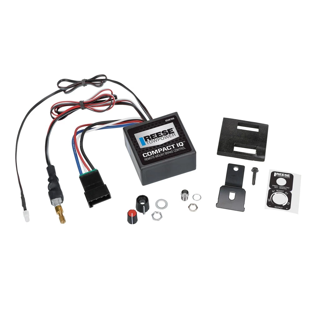 Reese Compact IQ Hidden Trailer Brake Control for 19-22 Mercedes-Benz Freightliner Sprinter 1500 w/ Plug Play Wiring Adapter Proportional Trailer Brakes Module Box Controller 1-3 Axle