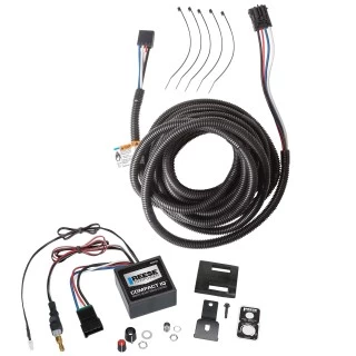 Reese Compact IQ Hidden Trailer Brake Control for 07-26 BMW X5 w/ Factory 7-Way w/ Plug Play Wiring Adapter Proportional Trailer Brakes Module Box Controller 1-3 Axle