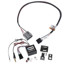 Reese Compact IQ Hidden Trailer Brake Control for 18-21 Ford Expedition w/ Plug Play Wiring Adapter Proportional Trailer Brakes Module Box Controller 1-3 Axle