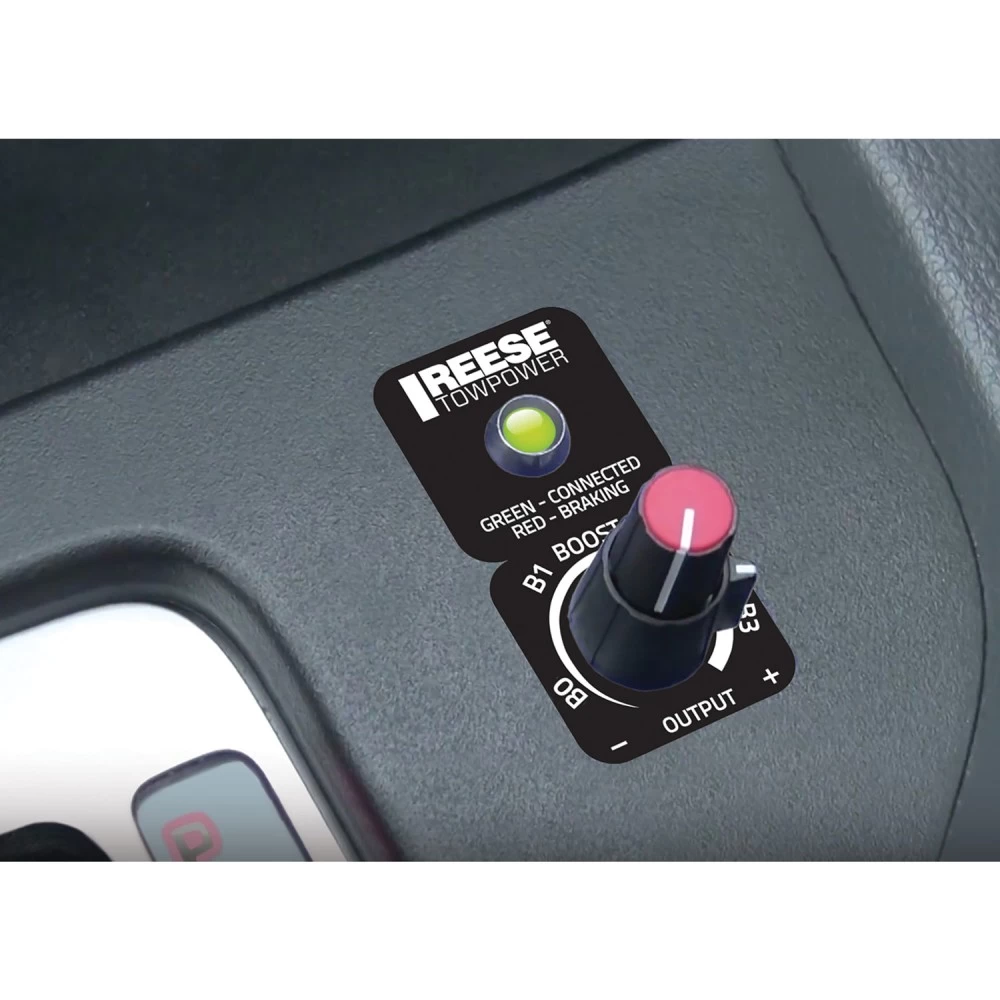 Reese Compact IQ Hidden Trailer Brake Control for 19-22 Mercedes-Benz Freightliner Sprinter 1500 w/ Plug Play Wiring Adapter Proportional Trailer Brakes Module Box Controller 1-3 Axle