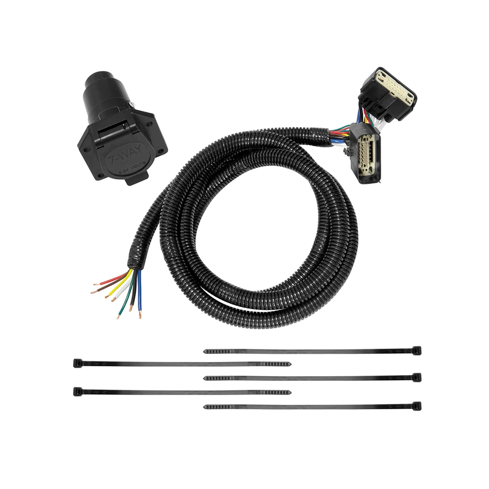 Reese Complete Tow Package For 11-19 Ford Explorer w/ 7-Way RV Wiring Harness Kit 2" Ball and Mount Bracket 2" Receiver Class 3