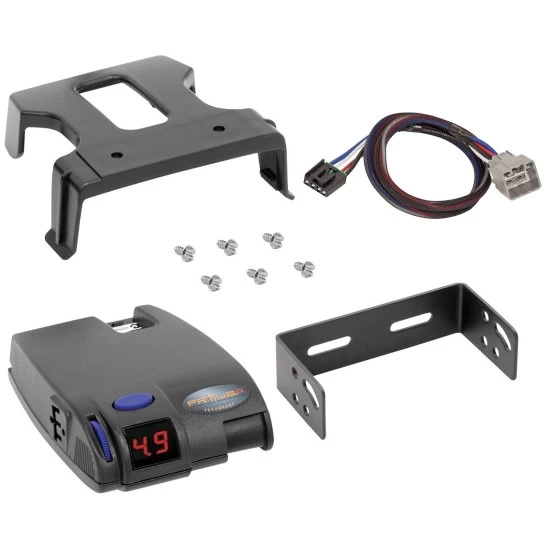 Tekonsha Primus IQ Electric Trailer Brake Control for 15-18 Ram 1500 19-24 Classic 19-25 New Body 15-24 2500 3500 4500 5500 w/ Plug Play Wiring Adapter Proportional Eletric Trailer Brakes Module Box Controller