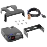 Tekonsha Primus IQ Electric Trailer Brake Control for 99-02 Chevy Silverado GMC Sierra 1500 2500 LD 01-02 1500 HD 2500 HD 3500 00-02 Suburban Yukon XL 1500 2500 2002 Escalade and EXT w/ Plug Play Wiring Adapter Proportional Electric Trailer Brakes Module 