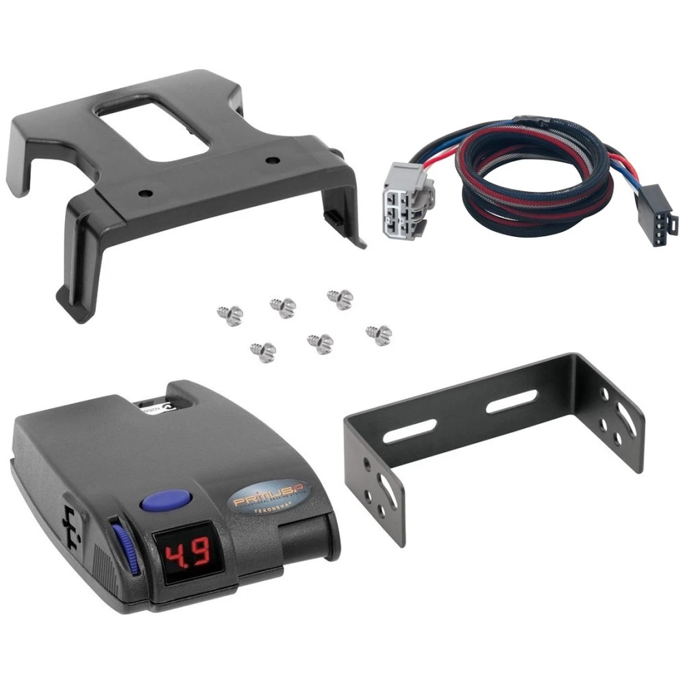 Tekonsha Primus IQ Electric Trailer Brake Control for 09-17 Chevy Traverse 24-25 Traverse Limited 05-26 Equinox 08-25 Buick Enclave 07-16 GMC Acadia 2017 Limited 10-25 Terrain 07-10 Saturn Outlook 02-10 Vue w/ Plug Play Wiring Adapter Proportional Electri