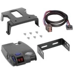 Tekonsha Primus IQ Electric Trailer Brake Control for 94-99 Ford F-250 94-97 F-350 w/ Plug Play Wiring Adapter Proportional Eletric Trailer Brakes Module Box Controller