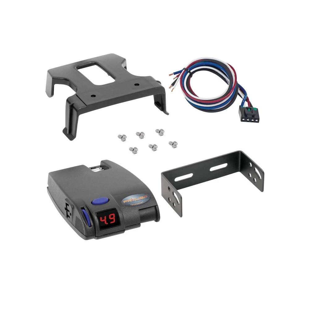 Tekonsha Primus IQ Electric Trailer Brake Control for 09-25 Honda Pilot 19-22 Passport w/ Plug Play Wiring Adapter Proportional Eletric Trailer Brakes Module Box Controller 1-3 Axle