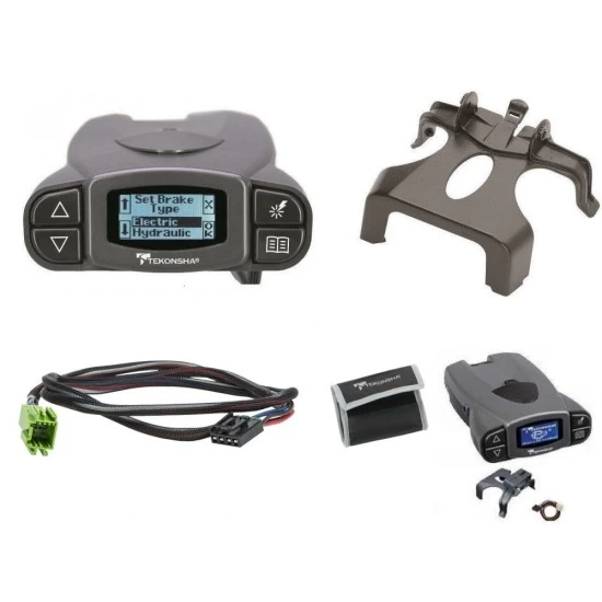 Tekonsha Prodigy P3 Trailer Brake Control for 13-18 Roadtrek E-Trek RS- TS- CS- Adventurous SS-Agile 18 Chinook Bayside Countryside Eagle Phoenix USA w/ Plug Play Wiring Adapter Proportional Eletric Trailer Brakes Module Box Controller 1-4 Axle