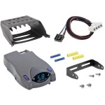 Clam Shell Trailer Brake Control for 97-11 Dodge RAM Dakota 98-09 Dodge Durango w/ Plug Play Wiring Adapter Tekonsha Prodigy P2 Eletric Trailer Brakes Module Box Controller