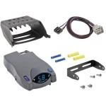 Trailer Brake Control for 10-12 Dodge RAM 1500 2500 3500 w/ Plug Play Wiring Adapter Tekonsha Prodigy P2 Eletric Trailer Brakes Module Box Controller