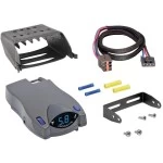 Trailer Brake Control for 92-08 Ford E-150 E-250 E-350 w/ Plug Play Wiring Adapter Tekonsha Prodigy P2 Eletric Trailer Brakes Module Box Controller