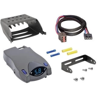 Trailer Brake Control for 99-04 Ford F-250 F-350 F-450 F-550 w/ Plug Play Wiring Adapter Tekonsha Prodigy P2 Eletric Trailer Brakes Module Box Controller
