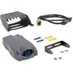 Clam Shell Trailer Brake Control for 13-18 Roadtrek E-Trek RS- TS- CS- Adventurous SS-Agile 18 Chinook Bayside Countryside Eagle Phoenix USA w/ PlugPlay Wiring Adapter Tekonsha Prodigy P2 Eletric Trailer Brakes Module Box Controller 1-4 Axle