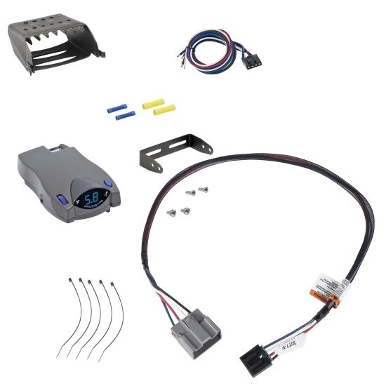 Trailer Brake Control for 18-21 Ford Expedition w/ Plug Play Wiring Adapter Tekonsha Prodigy P2 Eletric Trailer Brakes Module Box Controller