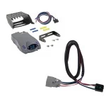 Trailer Brake Control For 20-25 Jeep Gladiator 18-25 Wrangler JL w/ Plug Play Wiring Adapter Tekonsha Prodigy P2 Electric Trailer Brakes Module Box Controller
