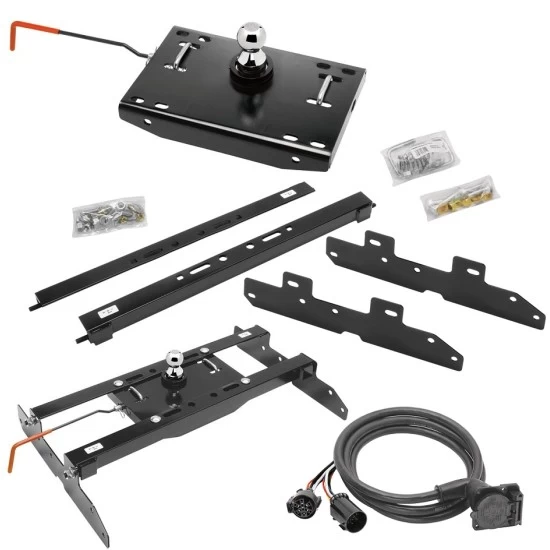 9460 4439 50-97-410 Draw-Tite Draw-Tite Gooseneck Trailer Hitch In-Bed Wiring 94-02 Dodge Ram 1500 2500 3500 Turnover Brackets Rails Under Bed 2-5/16" Ball 1994 1995 1996 1997 1998 1999 2000 2001 2002 94 95 96 97 98 99 00 01 02 Draw-Tite Gooseneck Trailer Hitch w/ In-Bed Wiring for 94-02 Dodge Ram 1500 2500 3500 Turnover w/ Brackets Rails Under Bed 2-5/16" Ball