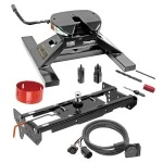9486 4449 9480 50-97-410 1937 58381 Draw-Tite Draw-Tite Gooseneck Trailer Hitch Kit Deluxe 18K 5th Fifth Wheel Adapter In-Bed Wiring and Hole Saw 99-16 F250 F350 Turnover Brackets Rails Under Bed 2-5/16" Ball 1994 1995 1996 1997 1998 1999 2000 2001 2 Draw-Tite Gooseneck Trailer Hitch Kit Deluxe w/ 18K 5th Fifth Wheel Adapter In-Bed Wiring and Hole Saw for 99-16 Ford F250 F350 Turnover w/ Brackets Rails Under Bed 2-5/16" Ball