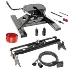 4434 9465 9480 50-97-410 1937 58381 Draw-Tite Draw-Tite Gooseneck Trailer Hitch Kit Deluxe 18K 5th Fifth Wheel Adapter In-Bed Wiring and Hole Saw 99-10 Chevy GMC Silverado Sierra 2500 07-10 3500 Turnover Brackets Rails Under Bed 2-5/16" Ball 99 00 01 Draw-Tite Gooseneck Trailer Hitch Kit Deluxe w/ 18K 5th Fifth Wheel Adapter In-Bed Wiring and Hole Saw for 99-10 Chevy GMC Silverado Sierra 2500 07-10 3500 Turnover w/ Brackets Rails Under Bed 2-5/16" Ball