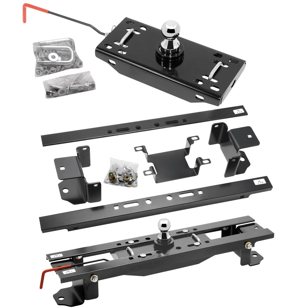 9465 4456 9480 Draw-Tite Draw-Tite Gooseneck Trailer Hitch 18K 5th Fifth Wheel Adapter 07-19 Toyota Tundra Turnover Brackets Rails Under Bed 2-5/16" Ball 07 08 09 10 11 12 13 14 15 16 17 18 19 2007 2008 2009 2010 2011 2012 2013 2014 2015 2016 2017 20 Draw-Tite Gooseneck Trailer Hitch w/ 18K 5th Fifth Wheel Adapter for 07-19 Toyota Tundra Turnover w/ Brackets Rails Under Bed 2-5/16" Ball