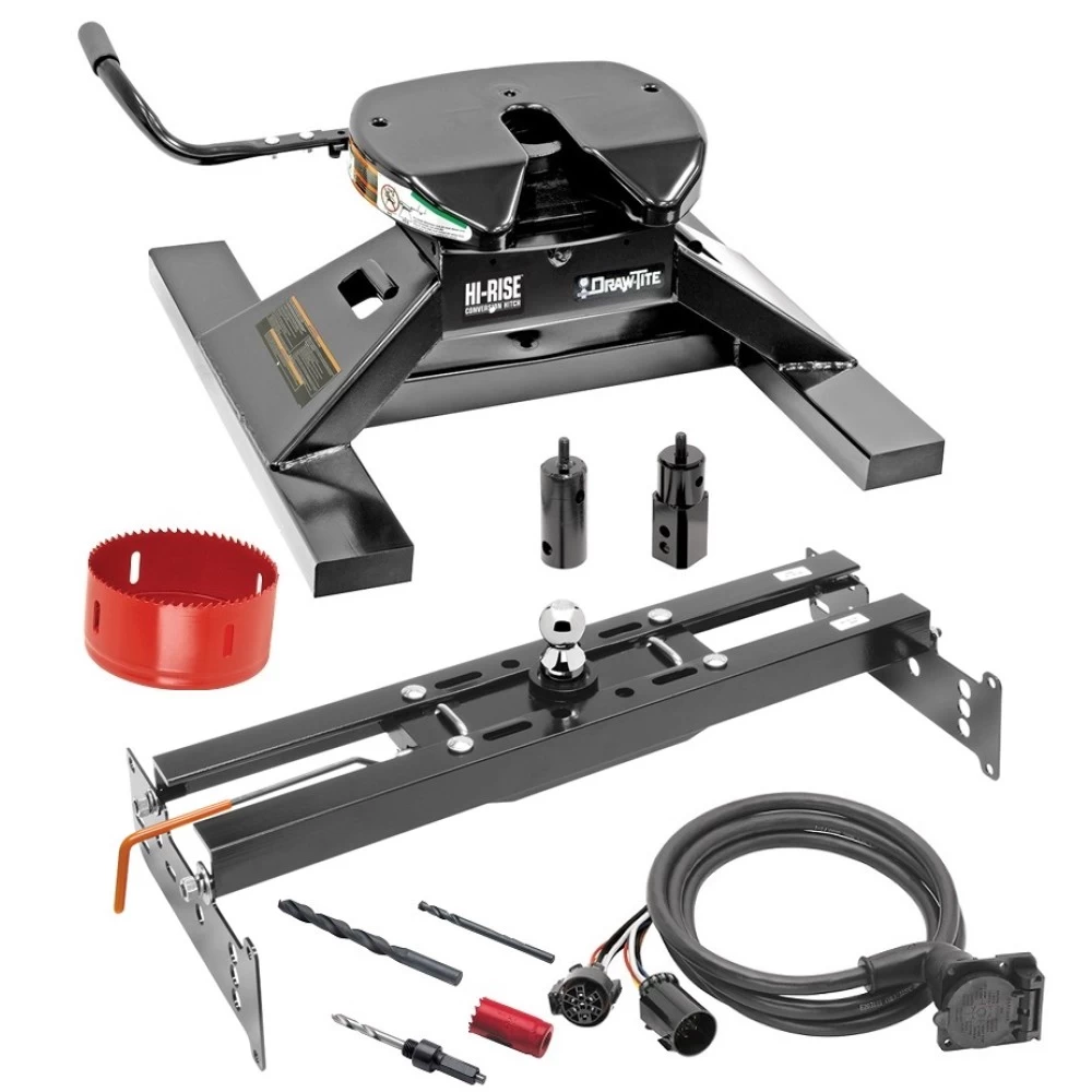 9465 4440 50-97-410 1937 58381 9480 Draw-Tite Draw-Tite Gooseneck Trailer Hitch Kit Deluxe 18K 5th Fifth Wheel Adapter In-Bed Wiring and Hole Saw 88-00 Chevy GMC C/K 1500 2500 3500 Series Turnover Brackets Rails Under Bed 2-5/16" Ball Excluding 3500 Draw-Tite Gooseneck Trailer Hitch Kit Deluxe w/ 18K 5th Fifth Wheel Adapter In-Bed Wiring and Hole Saw for 88-00 Chevy GMC C/K 1500 2500 3500 Series Turnover w/ Brackets Rails Under Bed 2-5/16" Ball Excluding 3500 Crew Cab