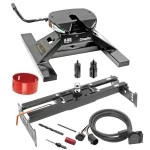 9465 4440 50-97-410 1937 58381 9480 Draw-Tite Draw-Tite Gooseneck Trailer Hitch Kit Deluxe 18K 5th Fifth Wheel Adapter In-Bed Wiring and Hole Saw 88-00 Chevy GMC C/K 1500 2500 3500 Series Turnover Brackets Rails Under Bed 2-5/16" Ball Excluding 3500 Draw-Tite Gooseneck Trailer Hitch Kit Deluxe w/ 18K 5th Fifth Wheel Adapter In-Bed Wiring and Hole Saw for 88-00 Chevy GMC C/K 1500 2500 3500 Series Turnover w/ Brackets Rails Under Bed 2-5/16" Ball Excluding 3500 Crew Cab