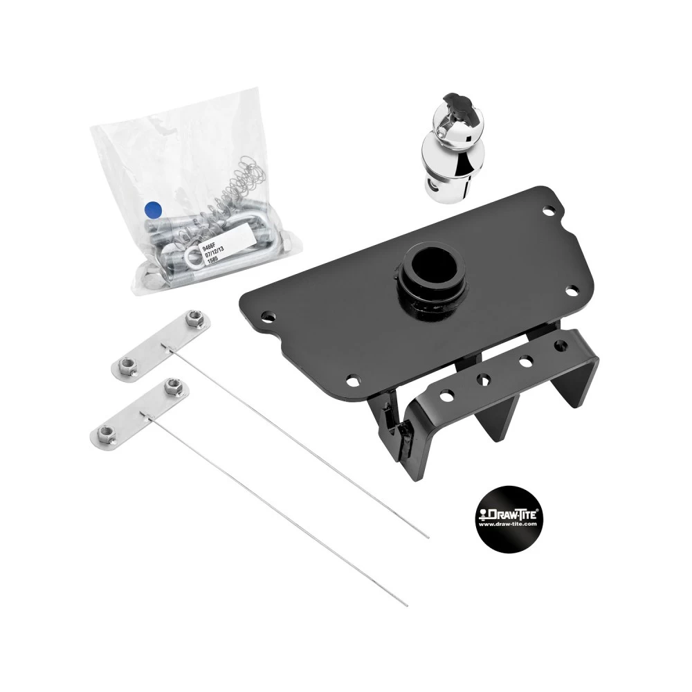 Draw-Tite Gooseneck Trailer Hitch for 2013-2018 Ram 3500 Turnover Under Bed 2-5/16" Ball Does Not Require Rail Kit