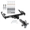 Reese Trailer Tow Hitch Receiver For 88-00 Chevy GMC C/K 1500 2500 3500 Standard or Step Bumper w/Tri-Ball Triple Ball 1-7/8" 2" 2-5/16"