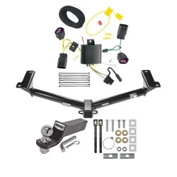 Reese Trailer Tow Hitch For 12-20 Dodge Journey Except w/LED Taillights Complete Package w/ Wiring and 2" Ball