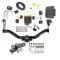 Reese Trailer Tow Hitch For 08-12 Ford Escape Mazda Tribute 05-11 Mercury Mariner Deluxe Package Wiring 2" Ball and Lock