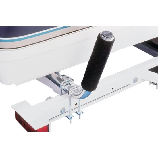Fulton Trailer Boat Guide Pair Cushioned Rollers Glvanized Steel 16" Tall Guides Clamp On Side Of Trailer Best Rated