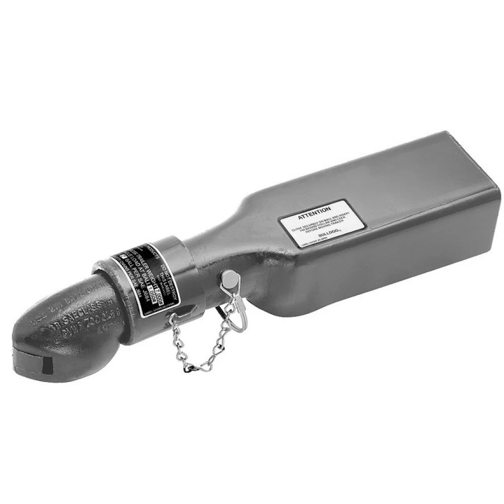 Bulldog Collar-Lok Trailer Coupler 2" Ball 7,000 lbs 3 in. Channel Width