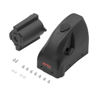 500375 BULLDOG Velocity Series Trailer Jack Replacement Part Cover Kit #185400 Replacement Black Cover w Mounting Hardware for Bulldog Velocity Series