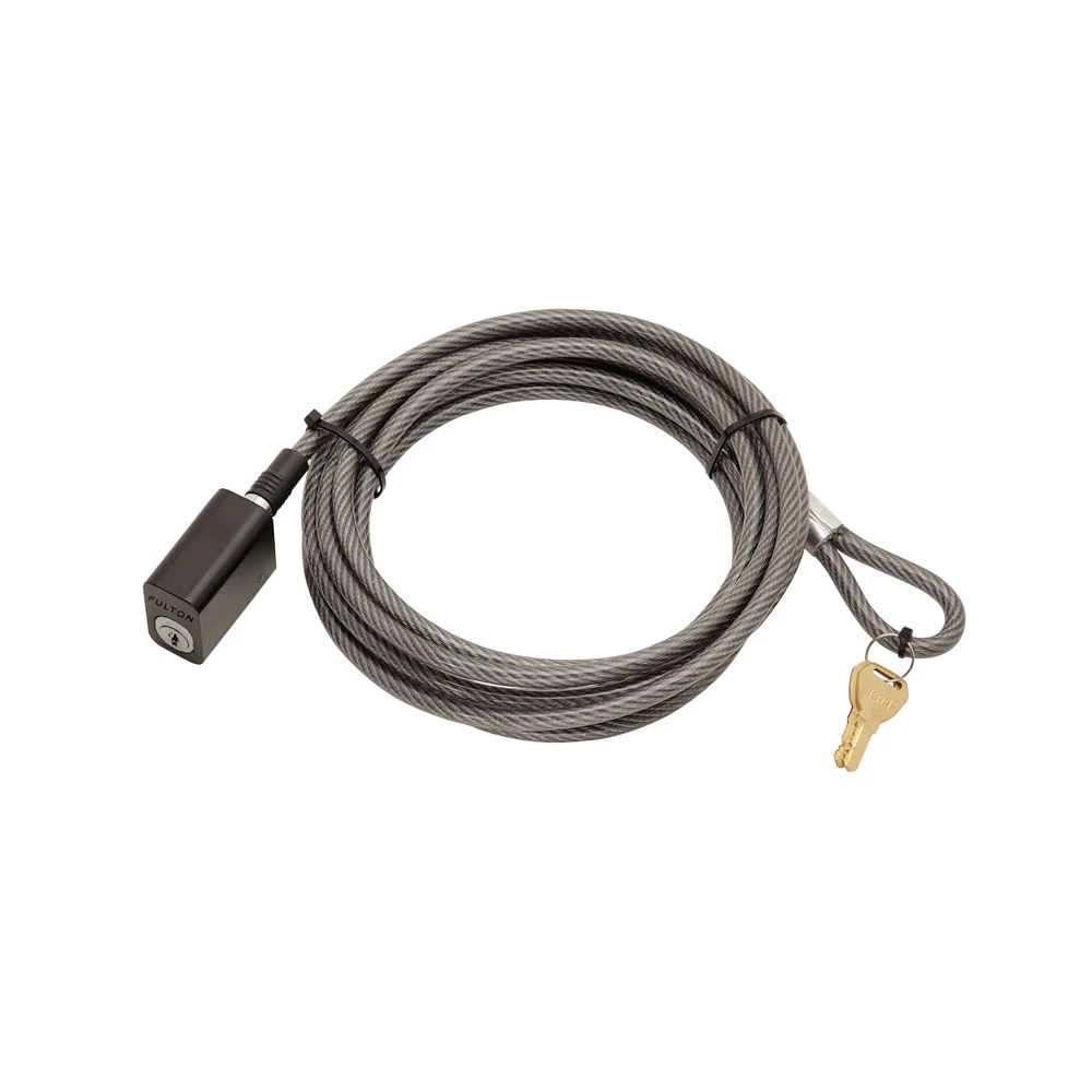 CLK15 0100 Tow Ready 15 Foot Cable Lock Bike Wheels Snowboard Bindings and others Vinyl-Coated Cable 1-1/2" Wide Tow Ready 15 Foot Cable Lock For Bike Wheels Snowboard Bindings and others Vinyl-Coated Cable 1-1/2" Wide
