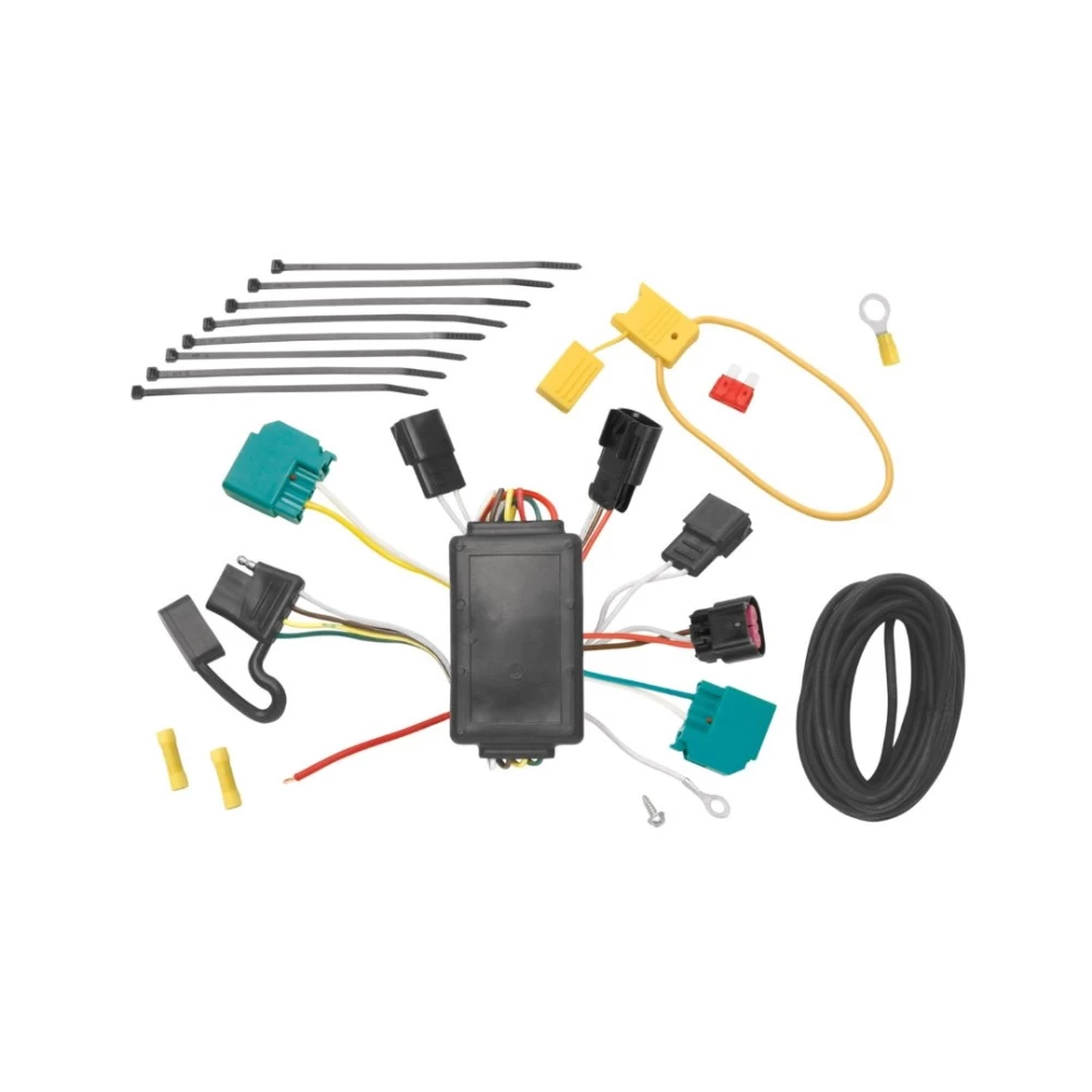 Trailer Hitch Tow Package Prodigy P3 Brake Control For 09-09 Dodge Journey All Models w/ 7-Way RV Wiring 2" Drop Mount 2" Ball Class 3 2" Receiver Draw-Tite Tekonsha