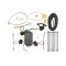 Trailer Hitch Tow Package Prodigy P3 Brake Control For 10-12 Lexus RX350 All Models w/ 7-Way RV Wiring 2" Drop Mount 2" Ball Class 3 2" Receiver Draw-Tite Tekonsha