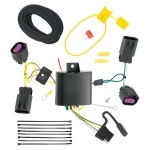 Trailer Hitch Tow Package Prodigy P3 Brake Control For 11-20 Dodge Journey w/o LED Taillights w/ 7-Way RV Wiring 2" Drop Mount 2" Ball Class 3 2" Receiver Draw-Tite Tekonsha