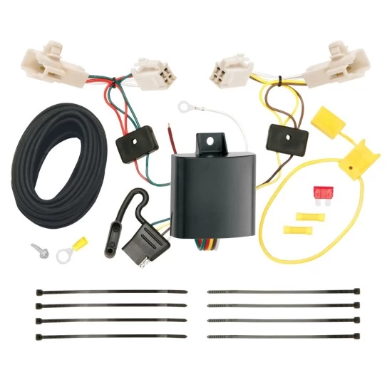 Trailer Tow Hitch For 17-23 Subaru Impreza 4 Dr. Sedan Complete Package w/ Wiring Draw Bar and 1-7/8" Ball